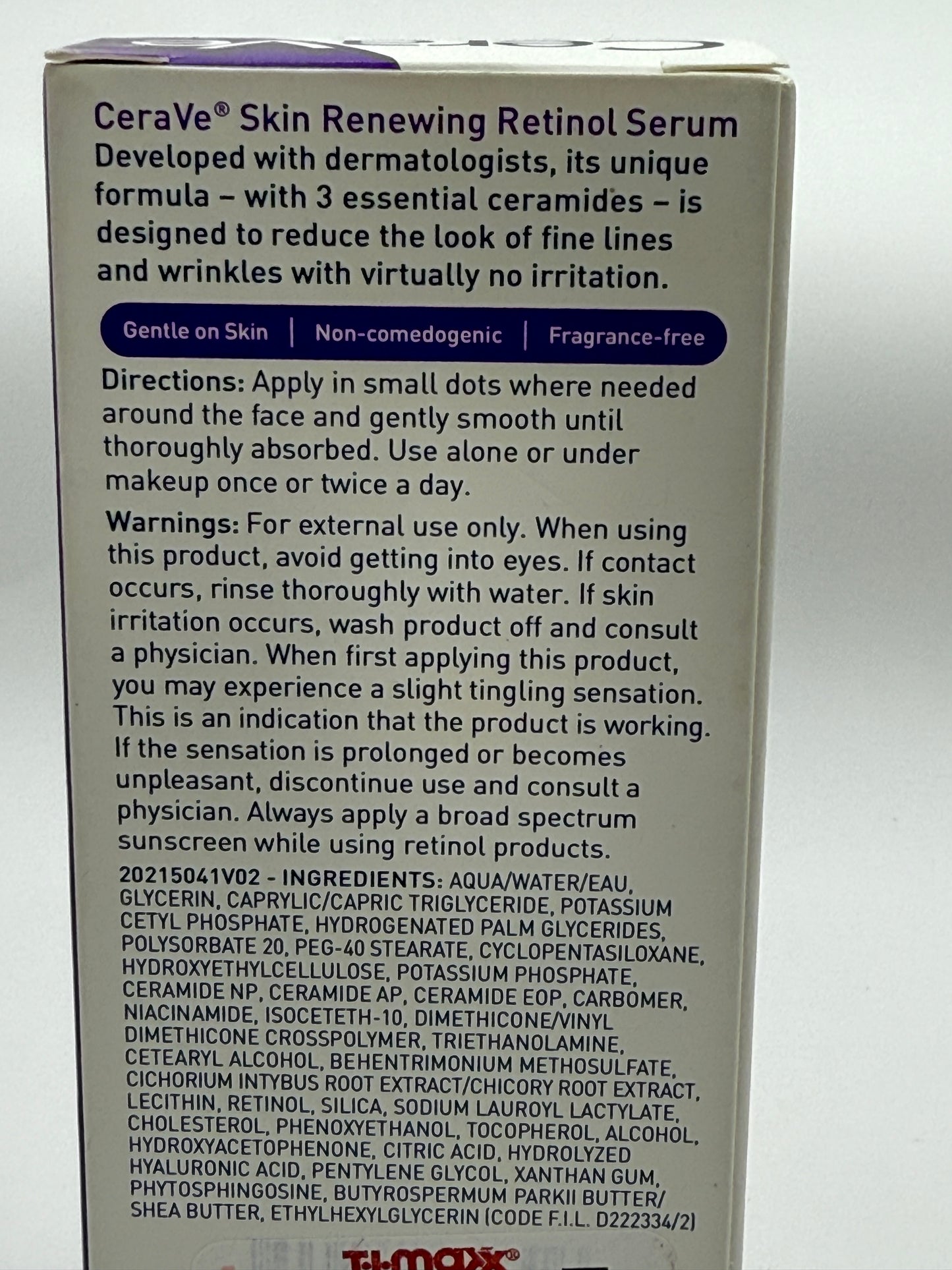 CeraVe Anti Aging Retinol Serum For Face