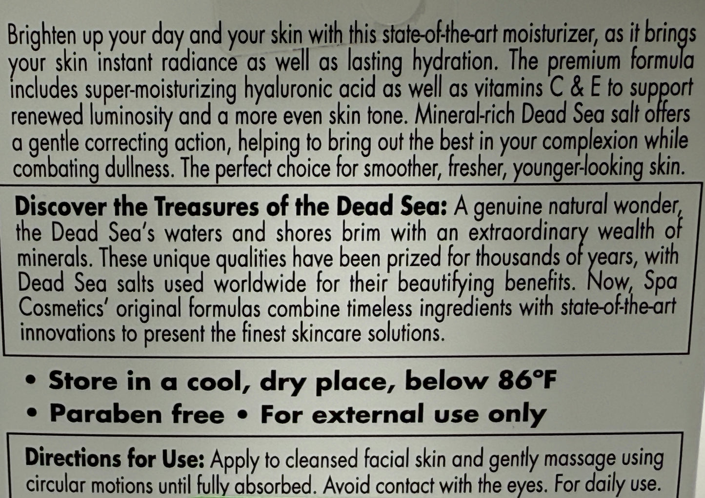 VIT C MOISTURIZING CREAM