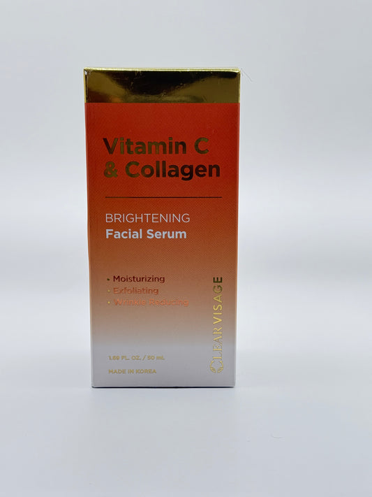 Vitamin C & Collagen BRIGHTENING Facial Serum • Moisturizing o Extollating • Wrinkle Reducing