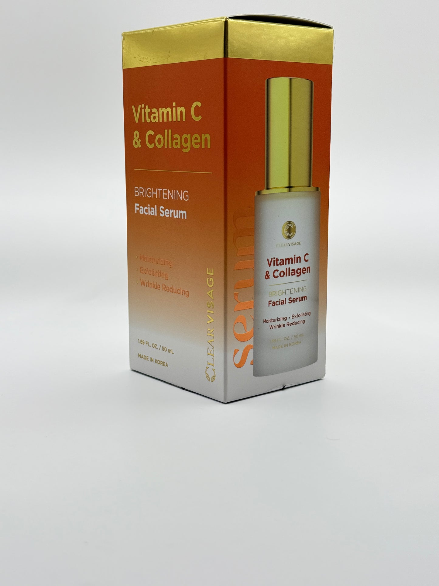 Vitamin C & Collagen BRIGHTENING Facial Serum • Moisturizing o Extollating • Wrinkle Reducing